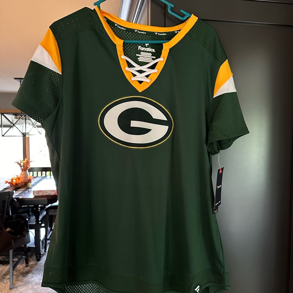 NWT Green Bay Packers Women’s - 2XL Rodger’s/#12